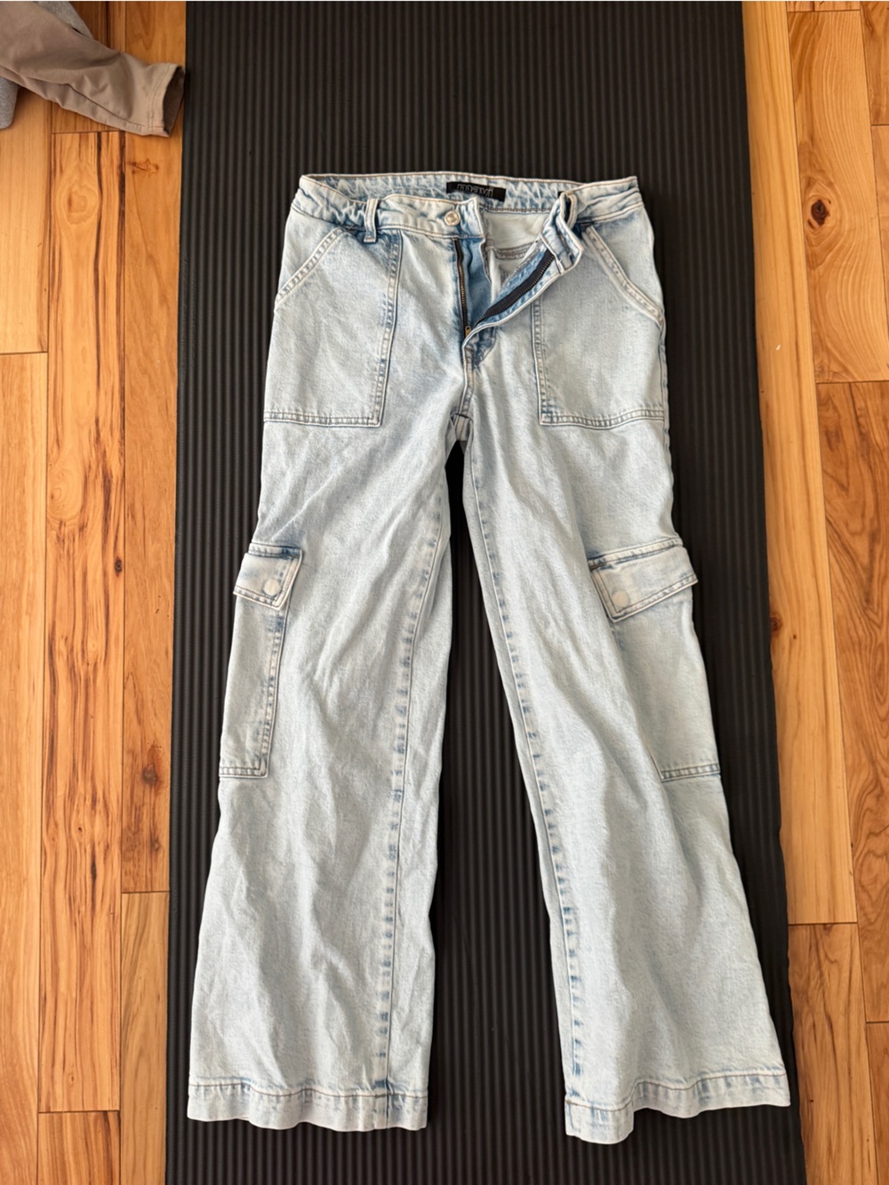 Mavi Alva Light Blue Relaxed Cargo Jeans